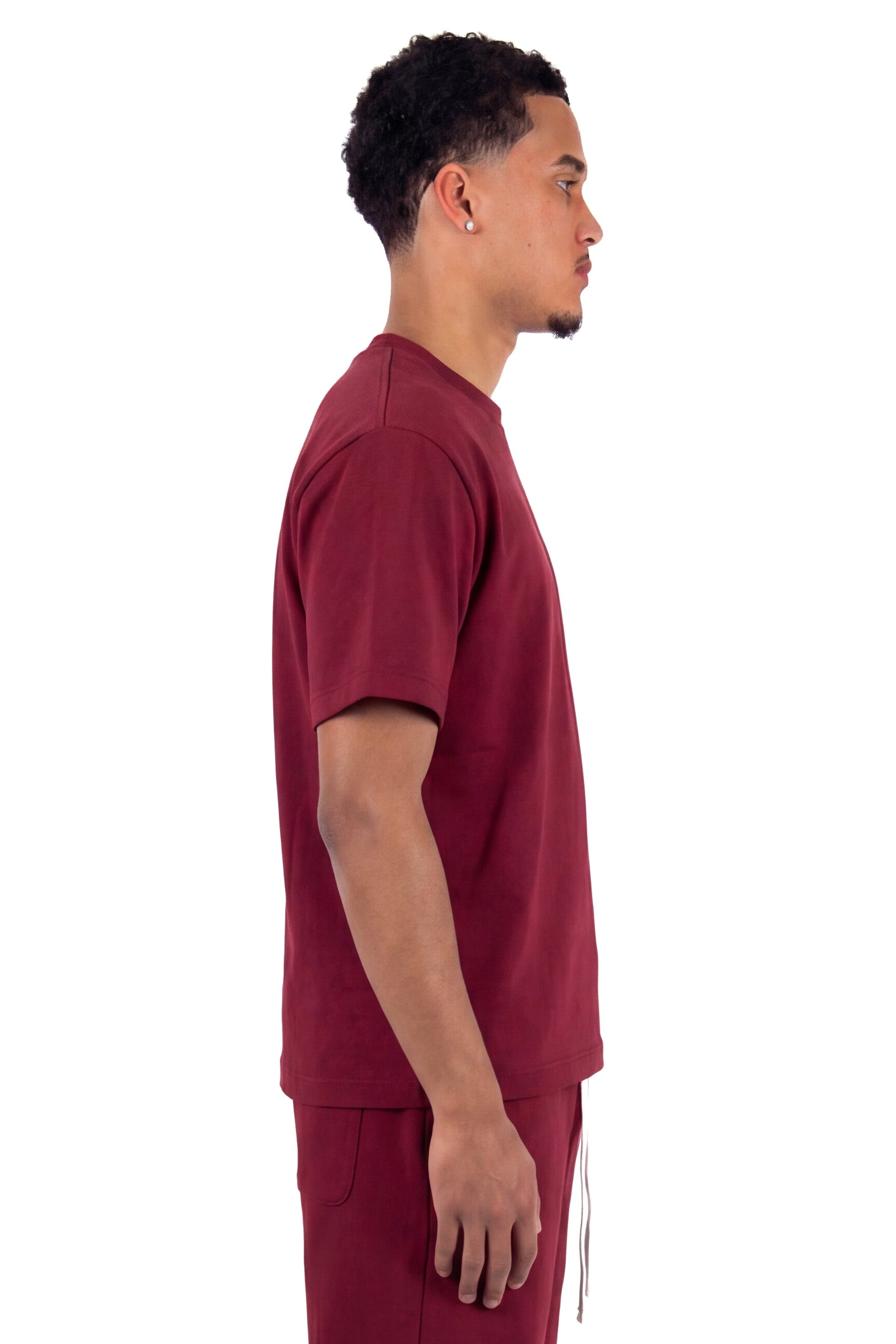 STZ T-Shirt Wine Red