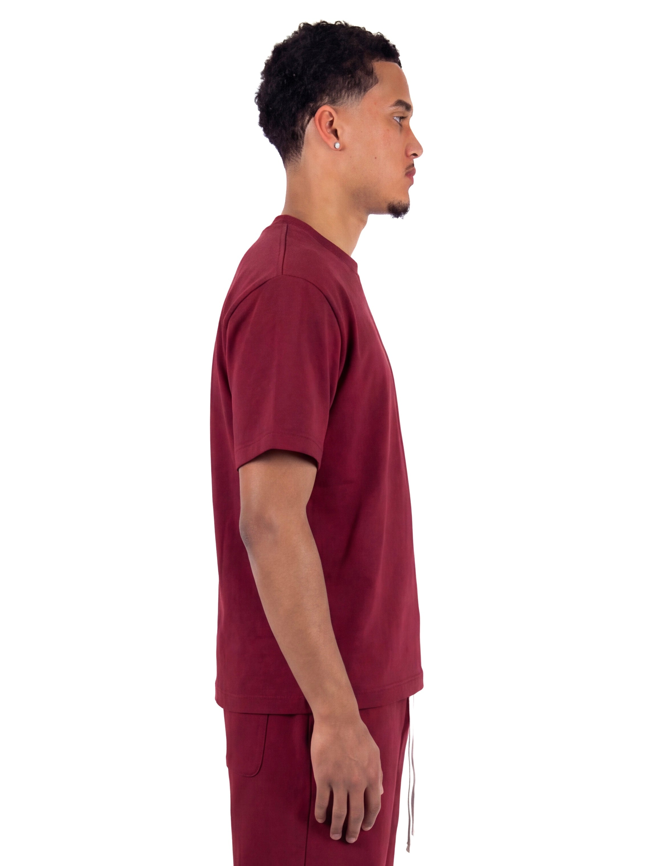 STZ T-Shirt Wine Red