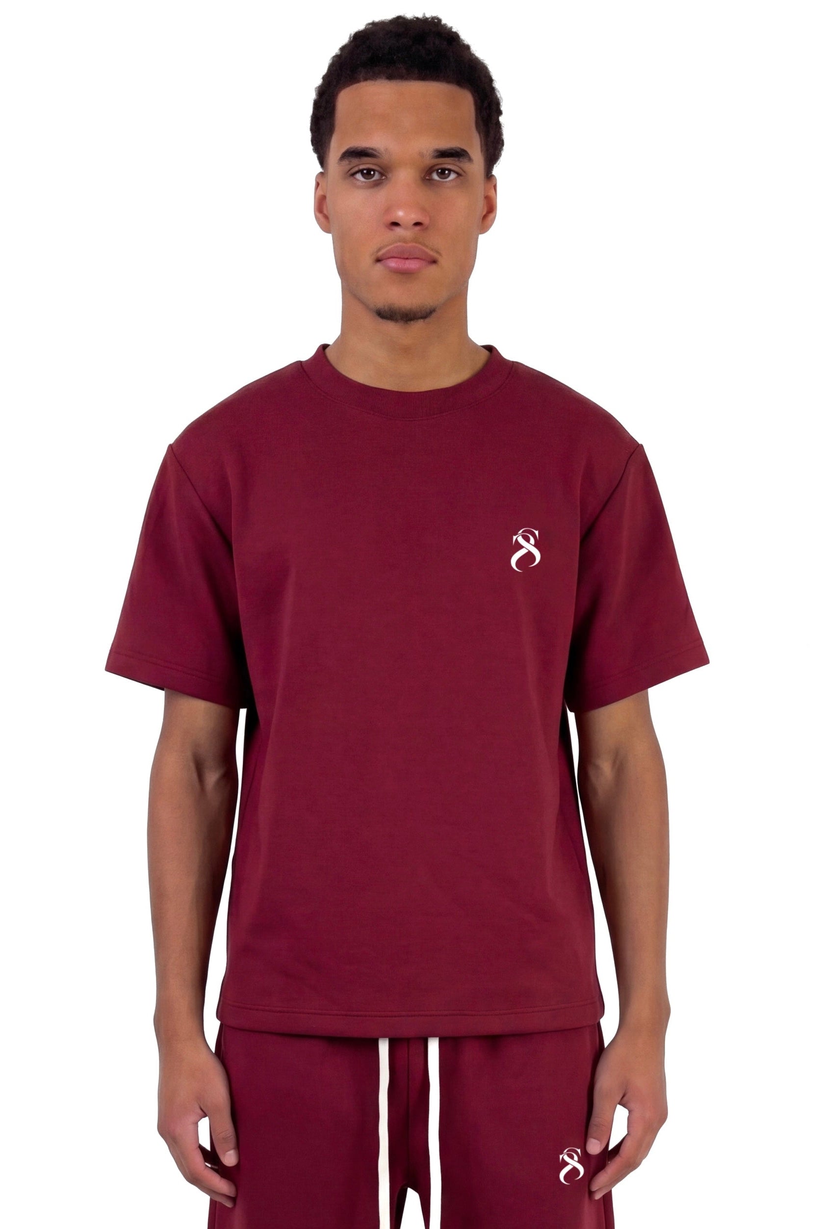 STZ T-Shirt Wine Red
