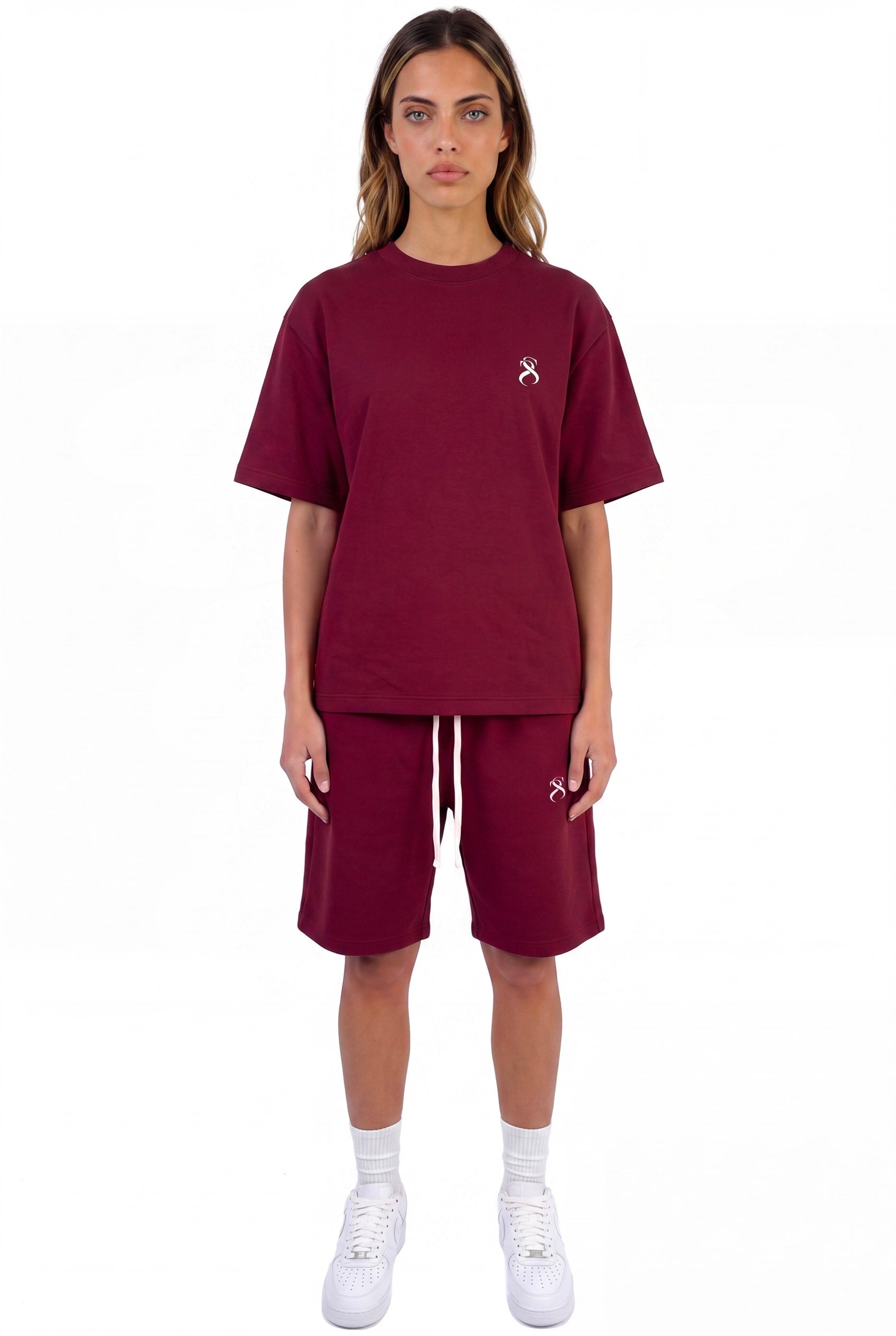 STZ Shorts Wine Red
