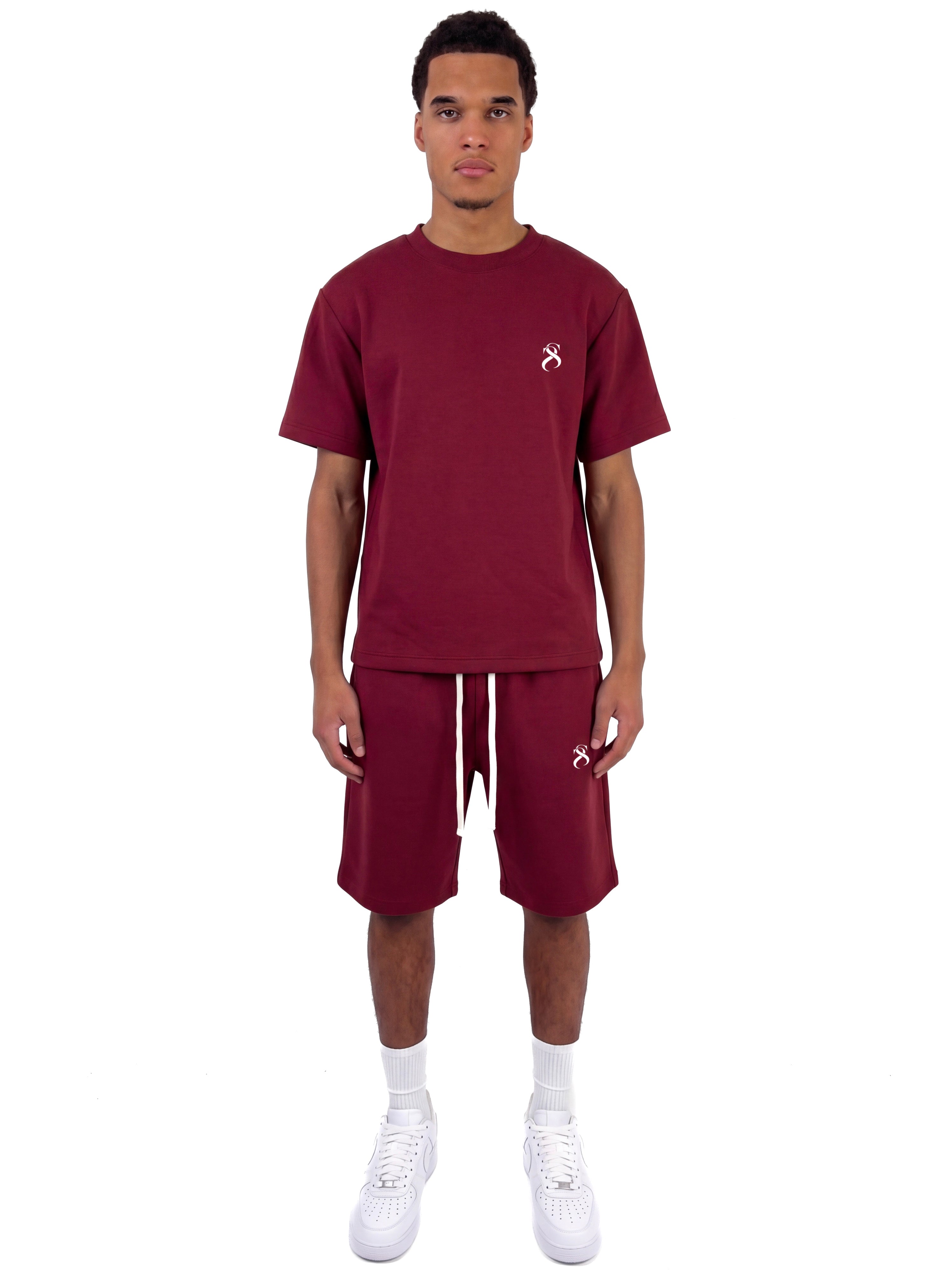 STZ T-Shirt Wine Red