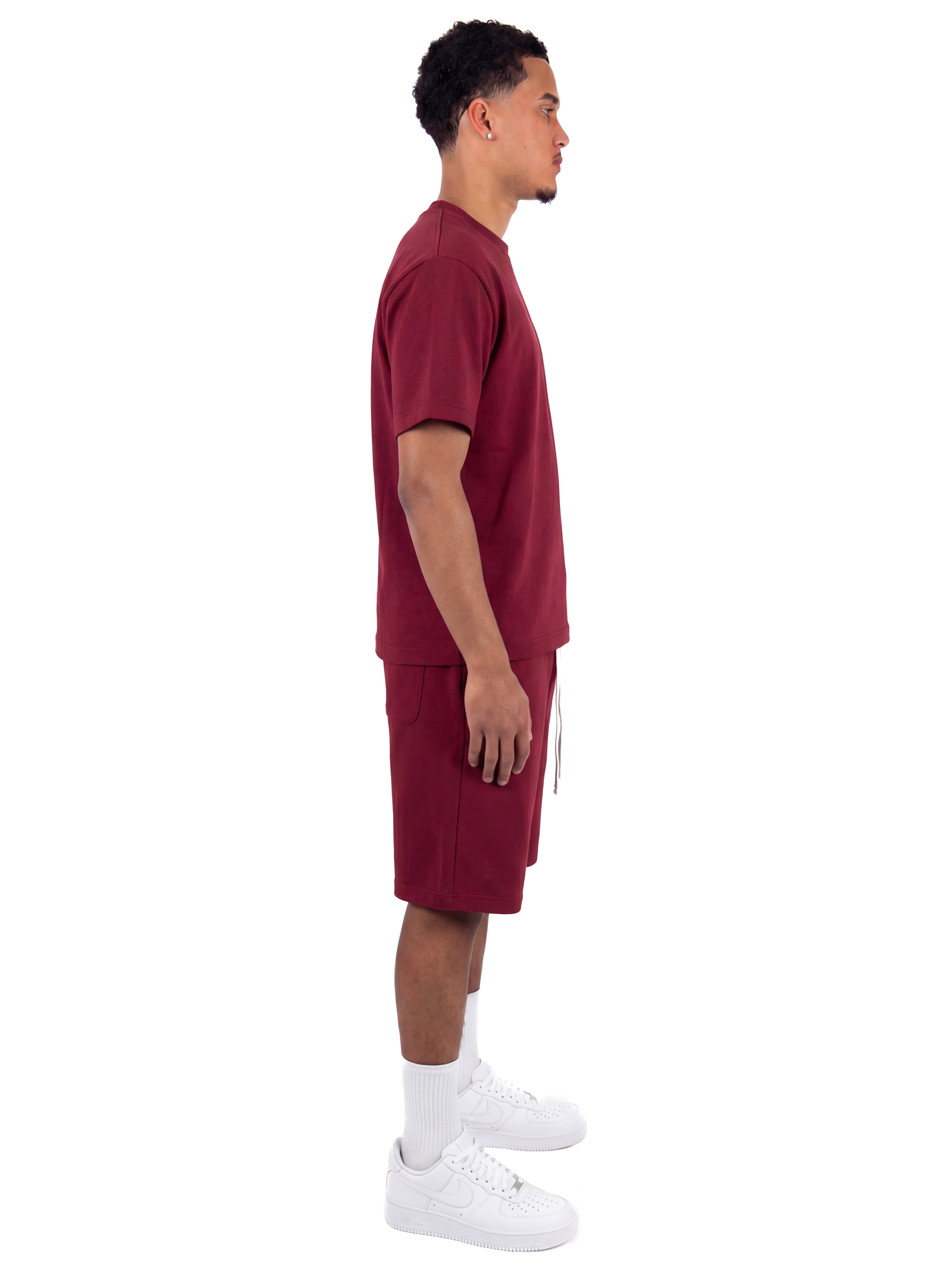 STZ Shorts Wine Red