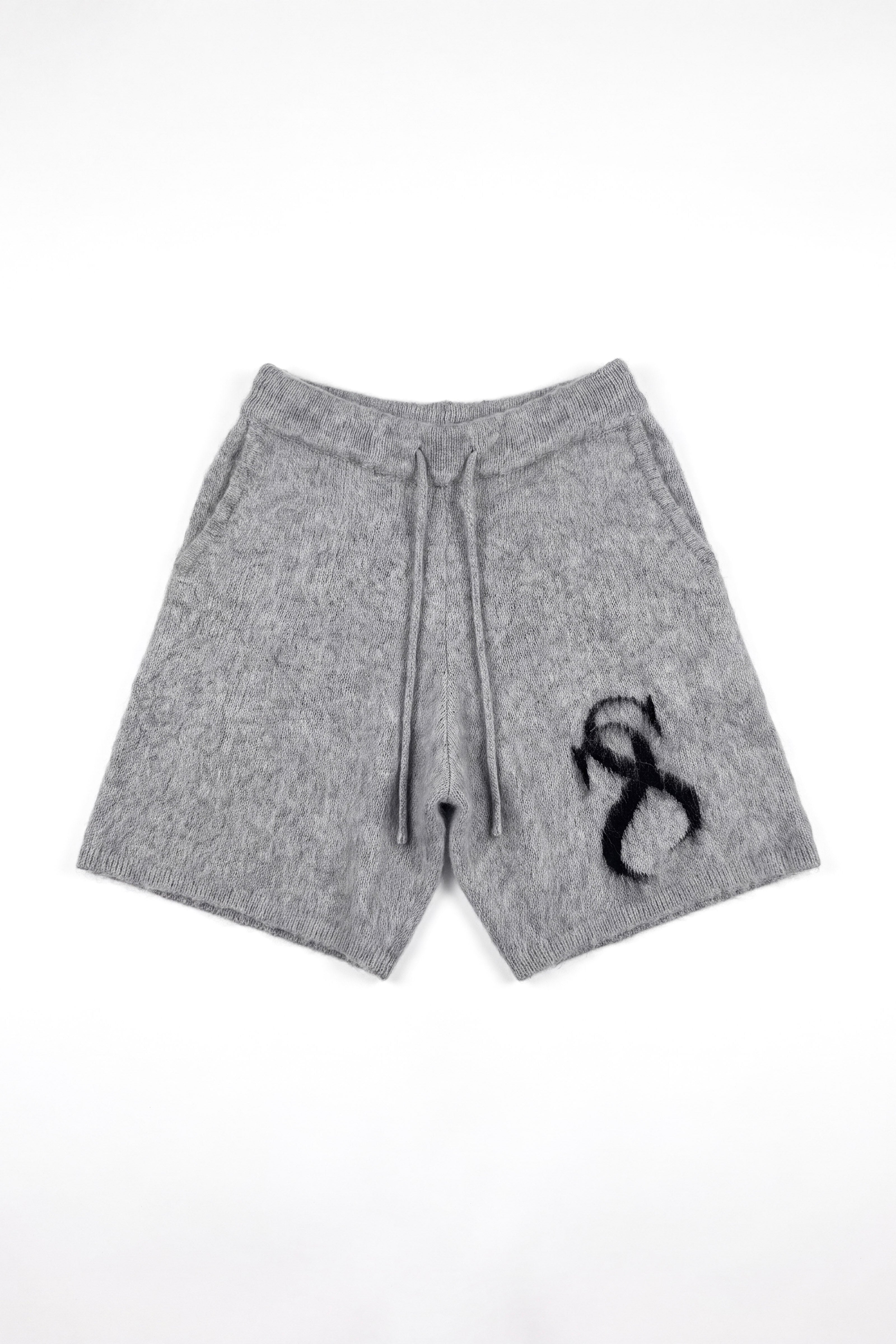 STZ Mohair Shorts Grey